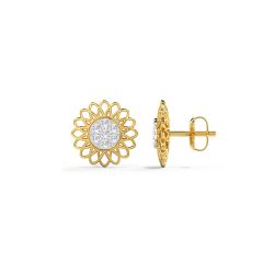 Evie Detachable Diamond Stud Earrings