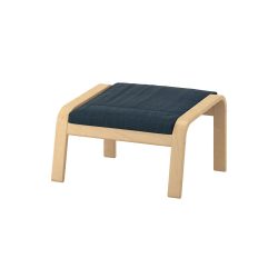 Birch Veneer/hillared Multicolor, Footstool