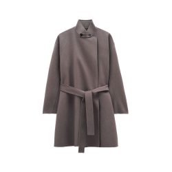 Oversized Wool Wrap Coat Jacket Calvin Klein